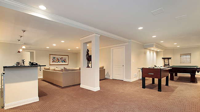 Chicagoland Basement Remodeling by Luxury Elements