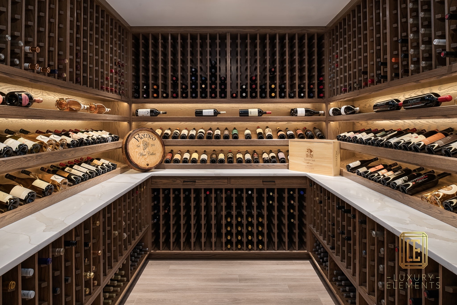 Luxury Elements Wine Cellars Custom Project