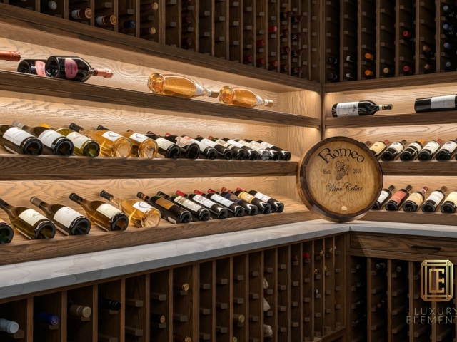 Luxury Elements Wine Cellars Custom Project